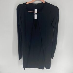 LAmade black long sleeve layered shift dress NWT Womens S